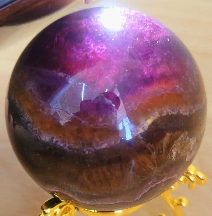 ！！激レア！！極上！水晶界の王者！！オーラライト23 スフィア天然石　50㎜超え