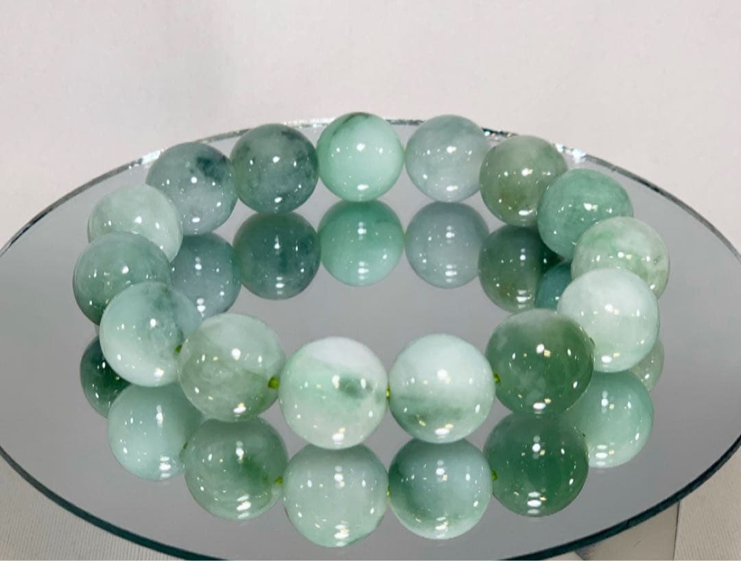専用　最高級糸魚川翡翠　13mm