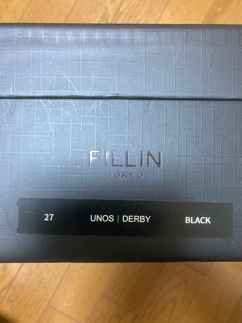 靴 FILLIN UNOS DERBY BLACK 27
