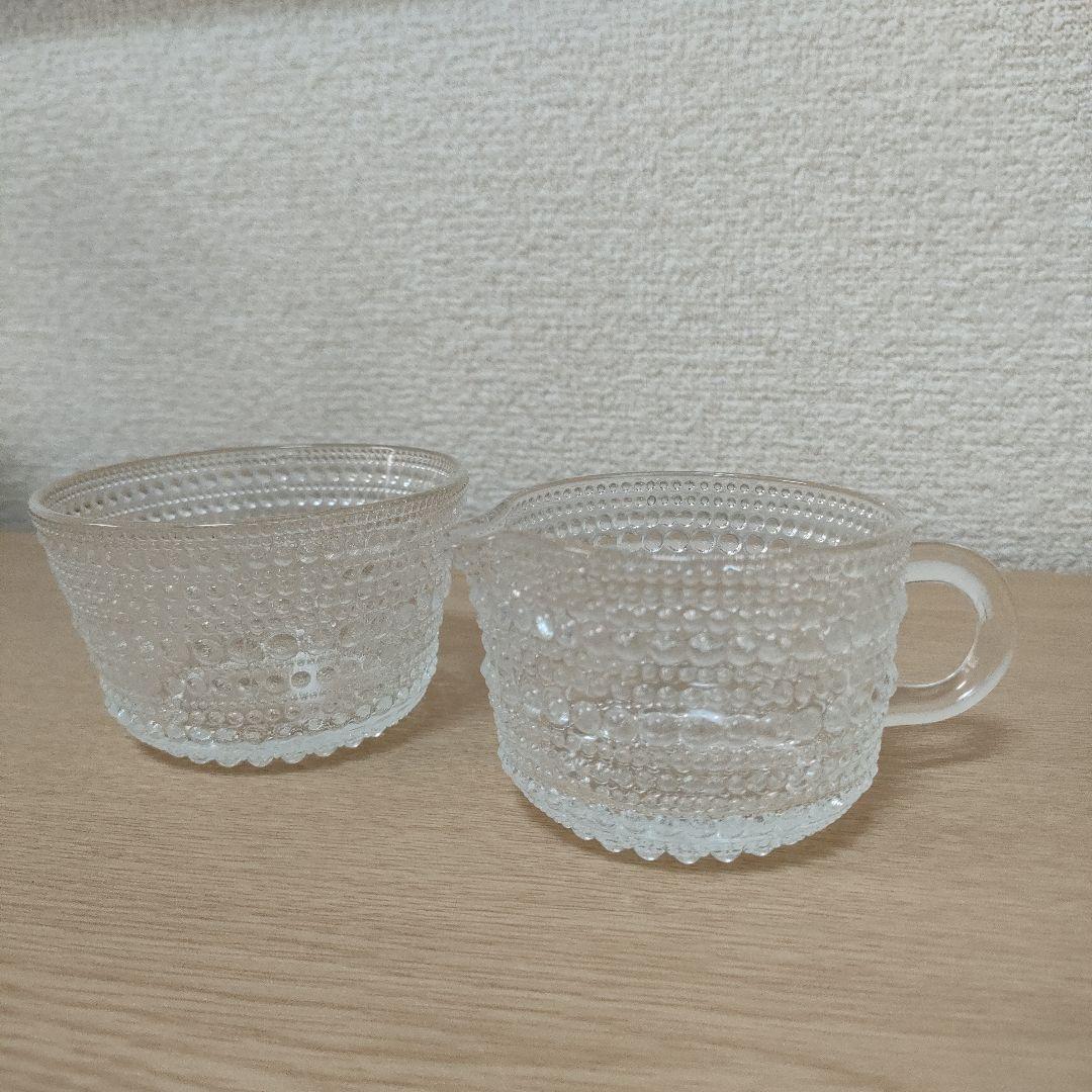 ヌータヤルヴィ　カステヘルミ　クリーマー　シュガーボウル　箱あり　ビンテージ