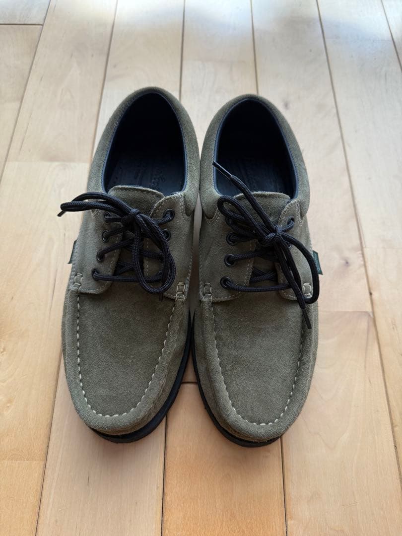 パラブーツ ティエール スエードレザー モカシン シューズ スペイン製