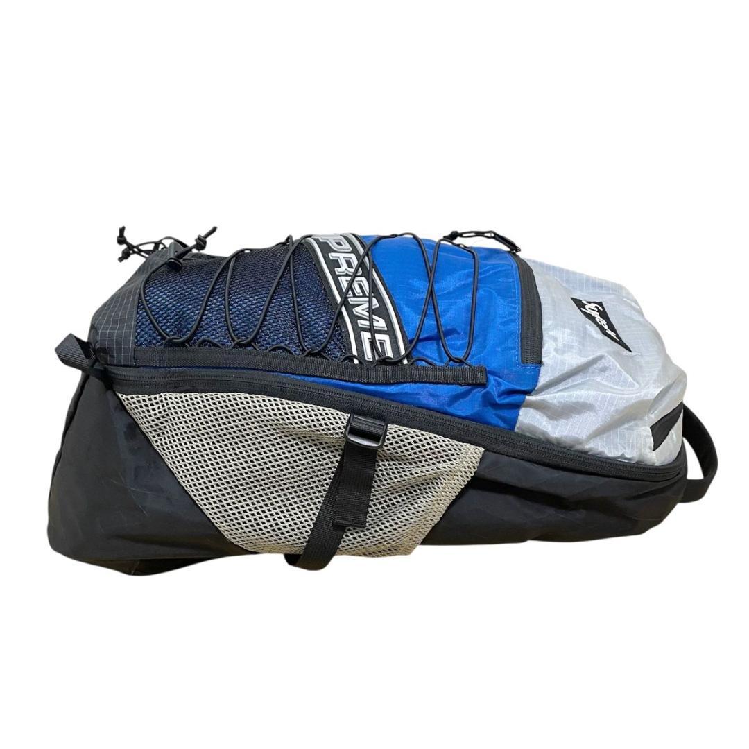 シュプリーム バックパック リュックサック 3D ロゴ 青 ブルー 黒 ブラック