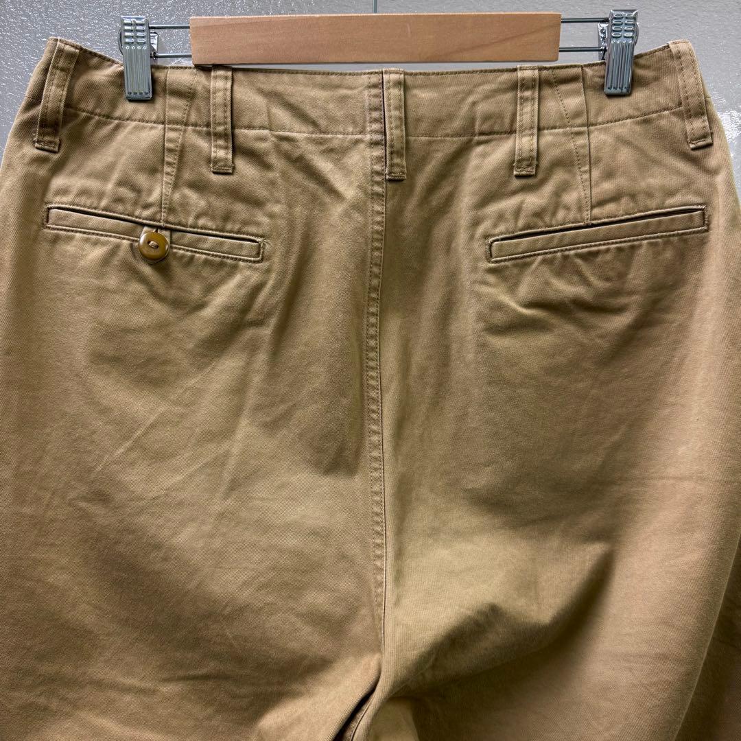 Nigel Cabourn ベーシックミリタリーチノ34 ベージュ