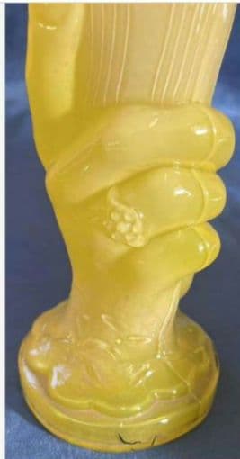 花瓶　フラワーベース　ハンド　アンティーク　オブジェ　レトロ　花器　インテリア