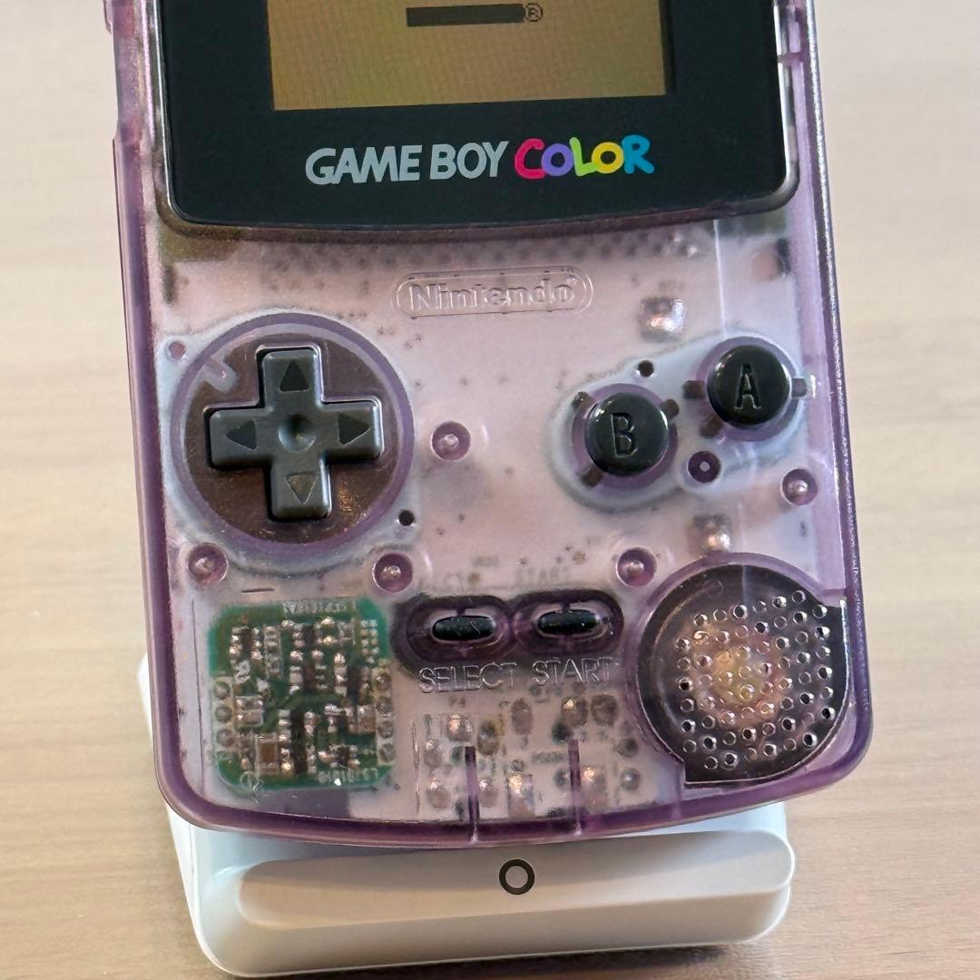 4-160【美品】ゲームボーイカラー クリアパープル