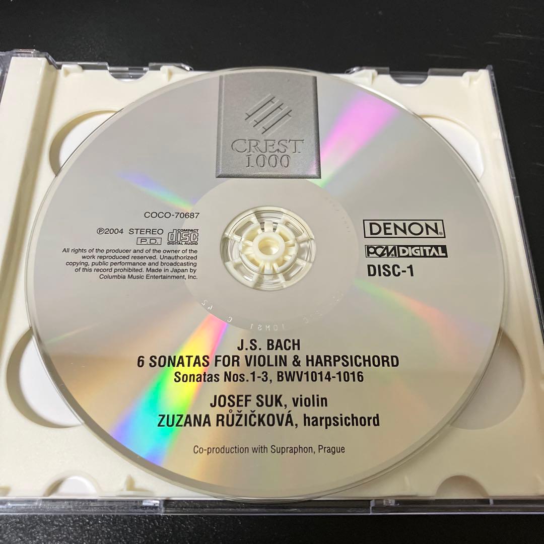 【湯けむり】スーク&ルージチコヴァー／バッハvnとcembのためのソナタ