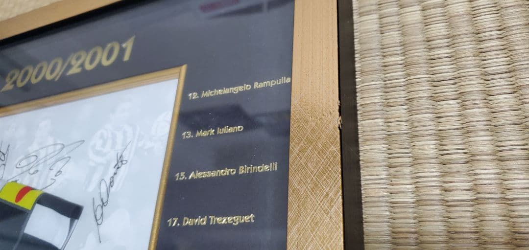 d*7様 500個限定 ユベントス 22名　サインユニホーム ジダン デルピエロ