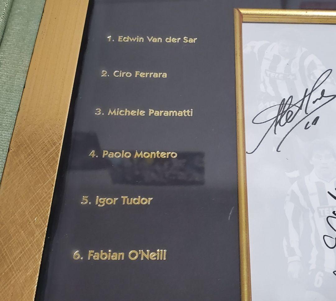 d*7様 500個限定 ユベントス 22名　サインユニホーム ジダン デルピエロ