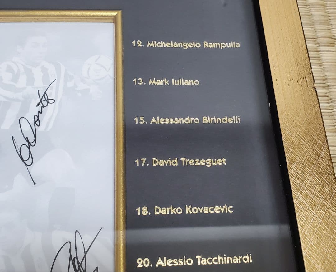 d*7様 500個限定 ユベントス 22名　サインユニホーム ジダン デルピエロ