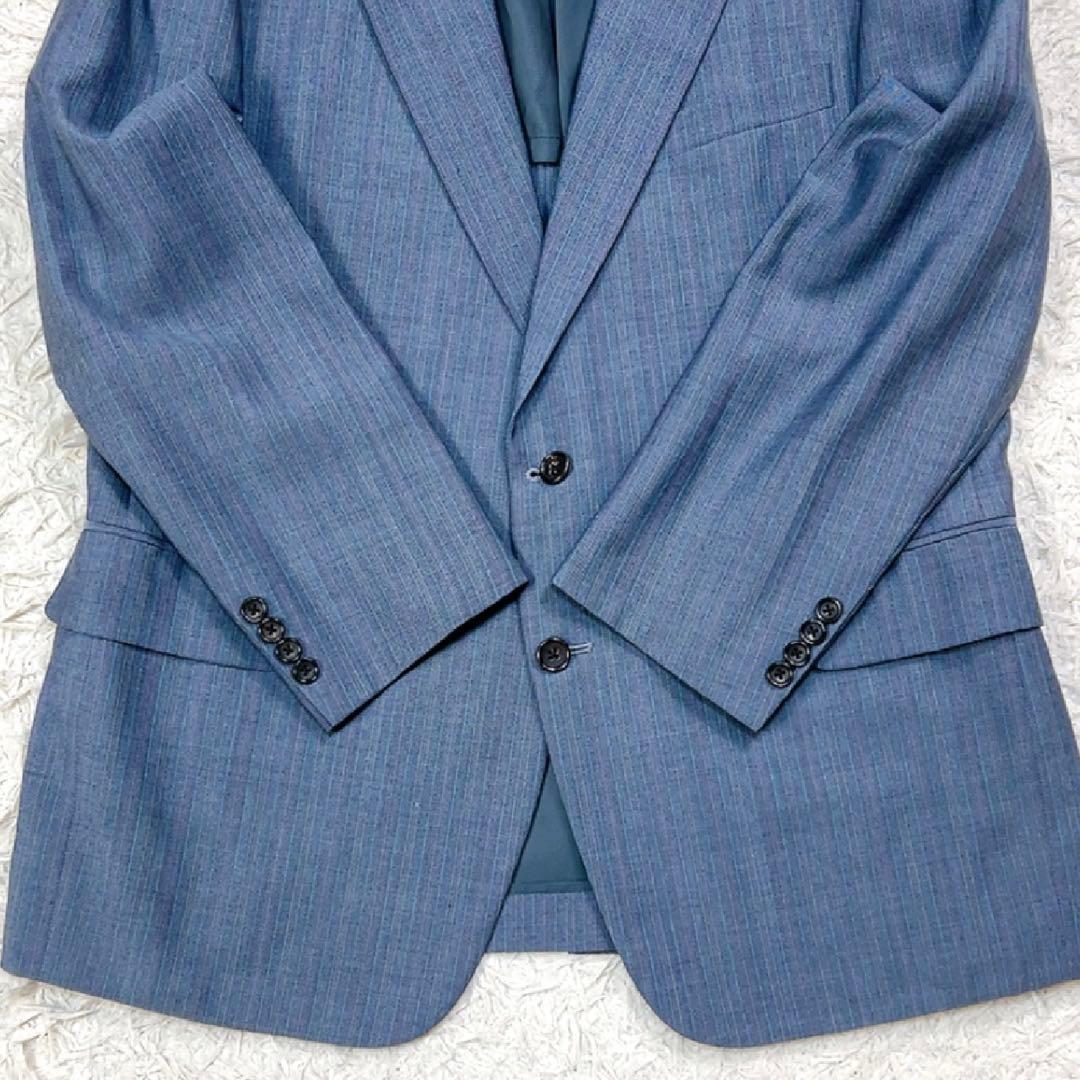 バーバリー セットアップ スーツ ジャケット パンツ BE5 M相当 グレー系