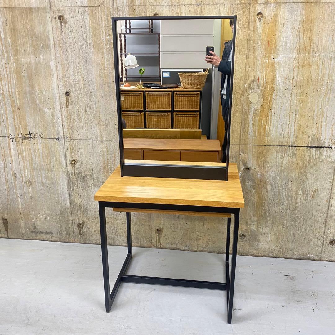 TOUGH DESIGN PRODUCT 天然木 両面ドレッサー 美容室　ミラー