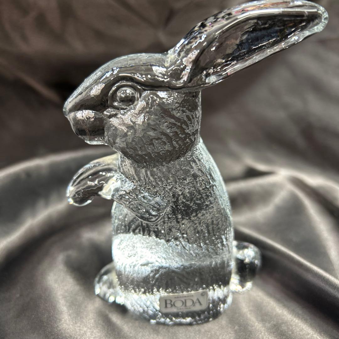 KOSTA BODA コスタボダ うさぎ ガラスオブジェ