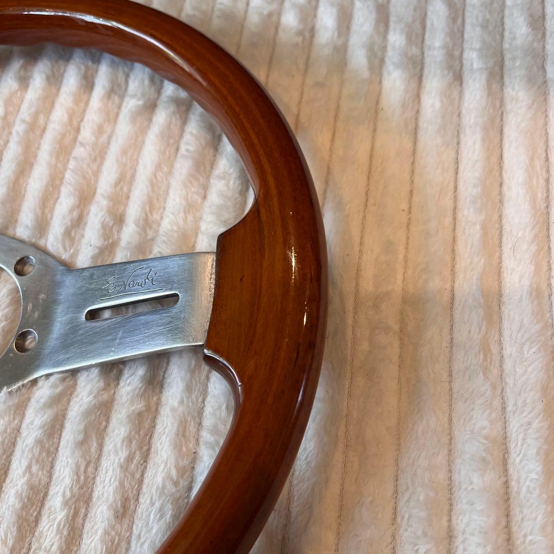 美品　Nardi ナルディ　ウッド　33π ステアリング