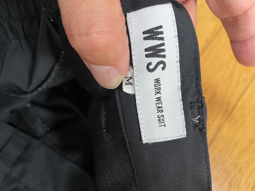 WWS テーラードジャケット・ ブラック　Mサイズ　セットアップ