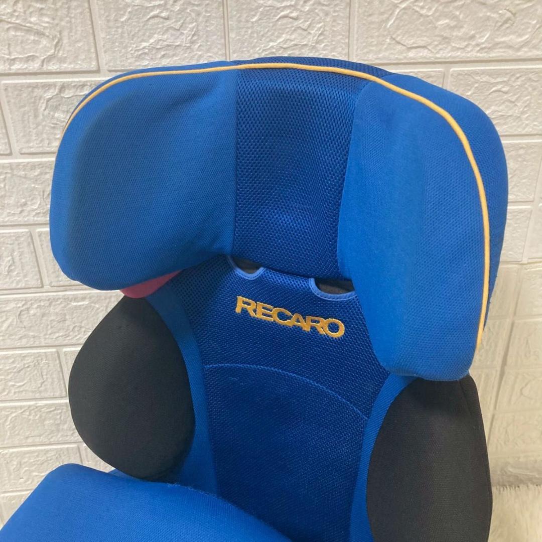 【美品】レカロ スタート アールワン ジュニアシートターマックブルー
