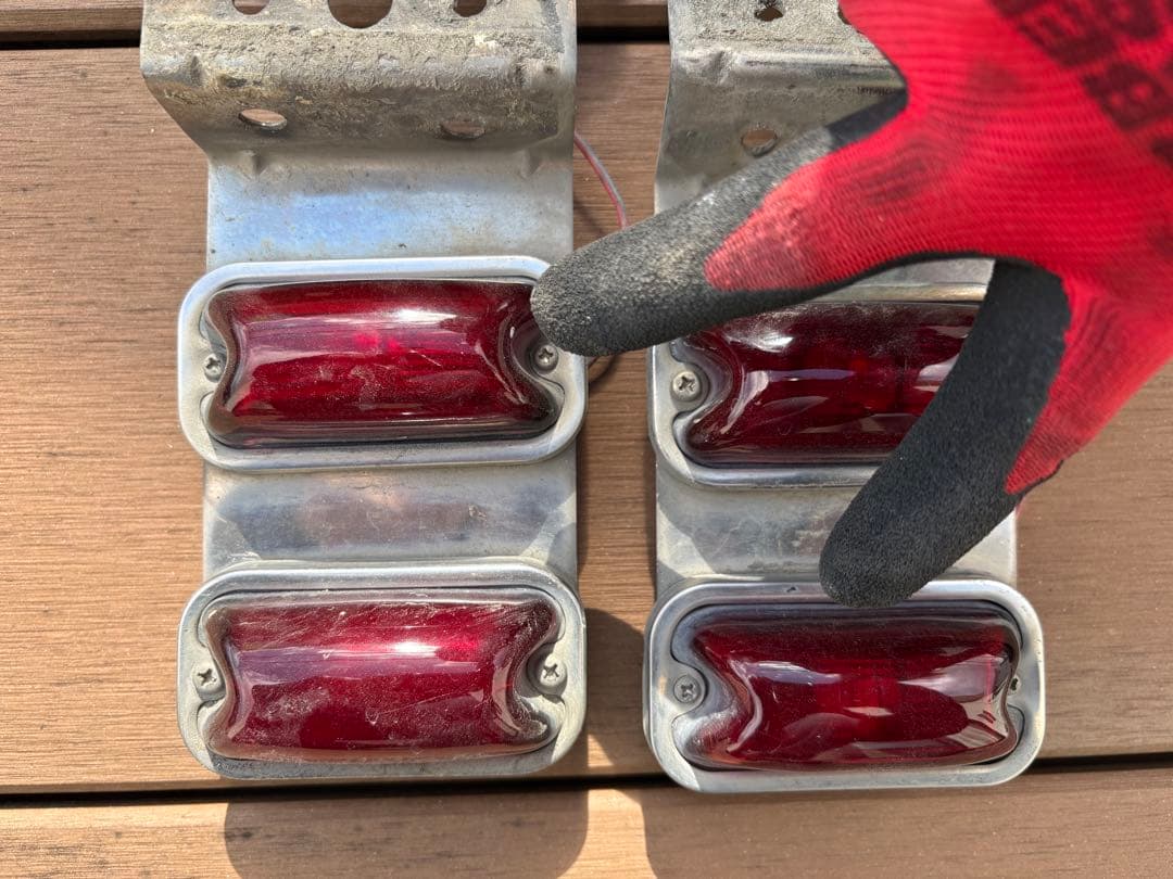 角マーカー2連　28個　赤，瑠璃色　竹村商会