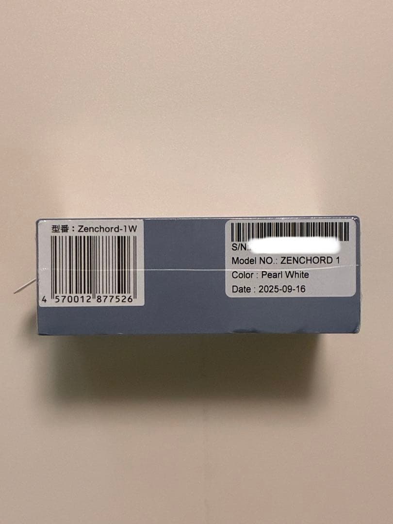 [新品未開封] ZENCHORD 1 AI議事録イヤホン パールホワイト