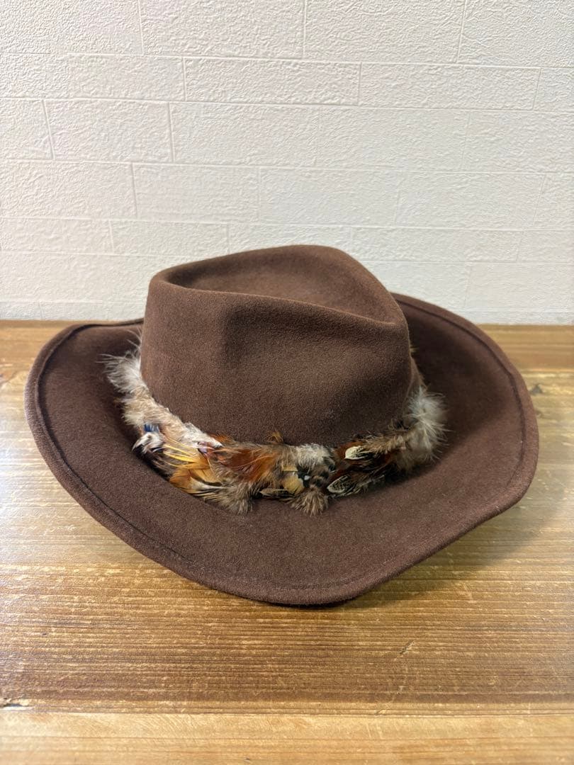 ゆ*き様 NUMBER (N)INE 08AW フェザーフェルトハット