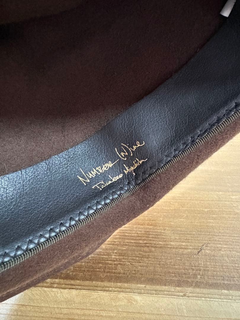 ゆ*き様 NUMBER (N)INE 08AW フェザーフェルトハット