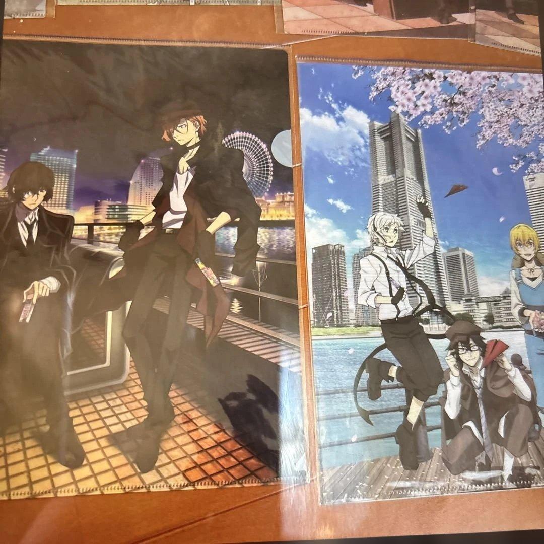 文豪ストレイドッグス 太宰治　芥川龍之介　クリアファイル 18枚 森永