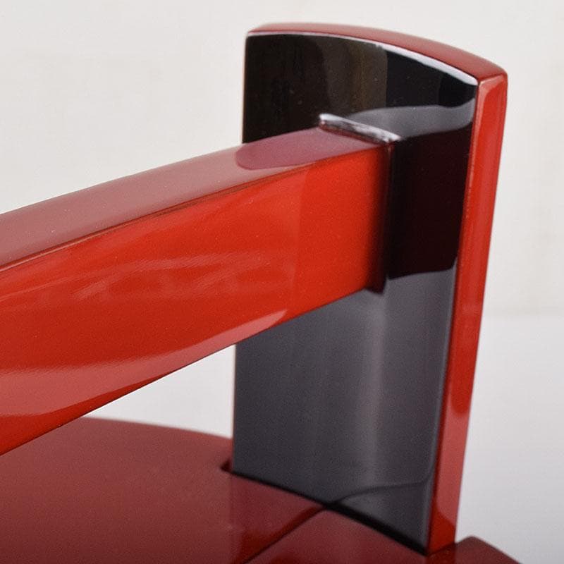 専用　浜木松峰　朱塗銀タガ　手桶水指　堀内宗完(兼中斎)極め箱　VR8538H