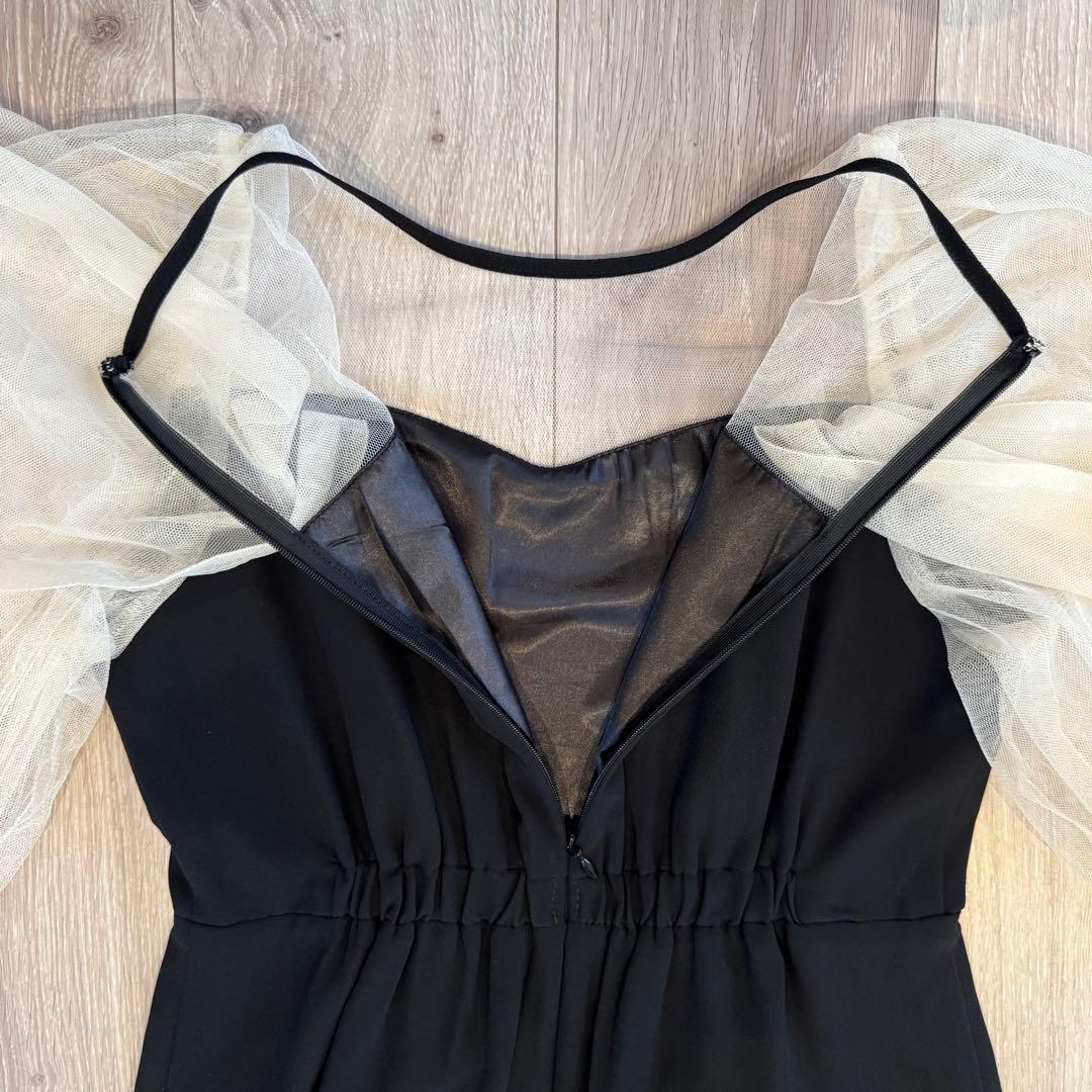 atlo ワンピース ドレス チュール オフショルダー Mサイズ フォーマル