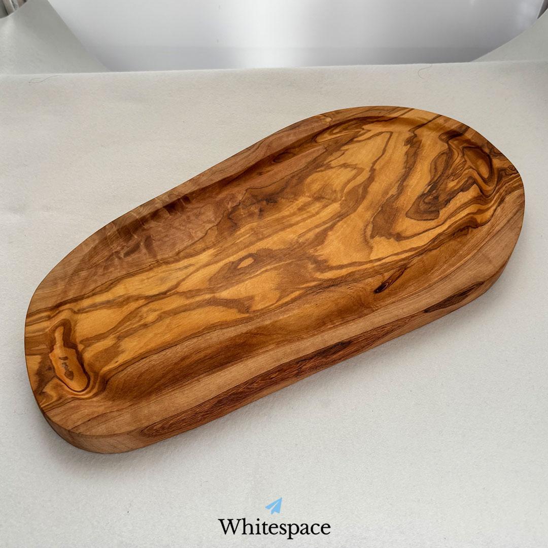 縁 溝付き オリーブウッド カッティングボード まな板 ハンドメイド チュニジア