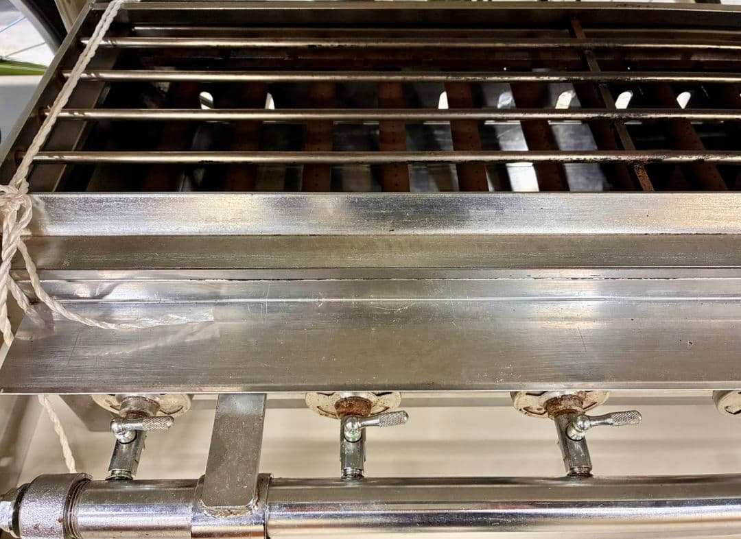 【現地引取OK】ステンレス製 業務用 焼き鳥機(プロパンガス対応)