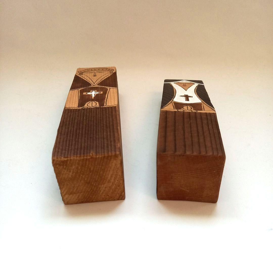 土龍　こけし　根本勲　修道士　修道女　民芸　函館トラピスト