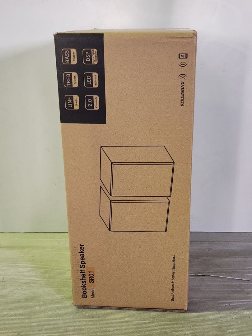 Bluetooth対応 2.0ch 最大50W出力 ブックシェルフスピーカー