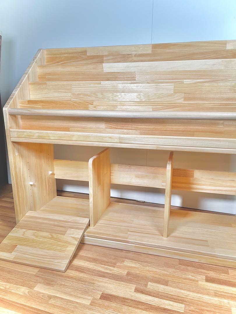 りんご様　絵本棚　上下取り外しタイプ