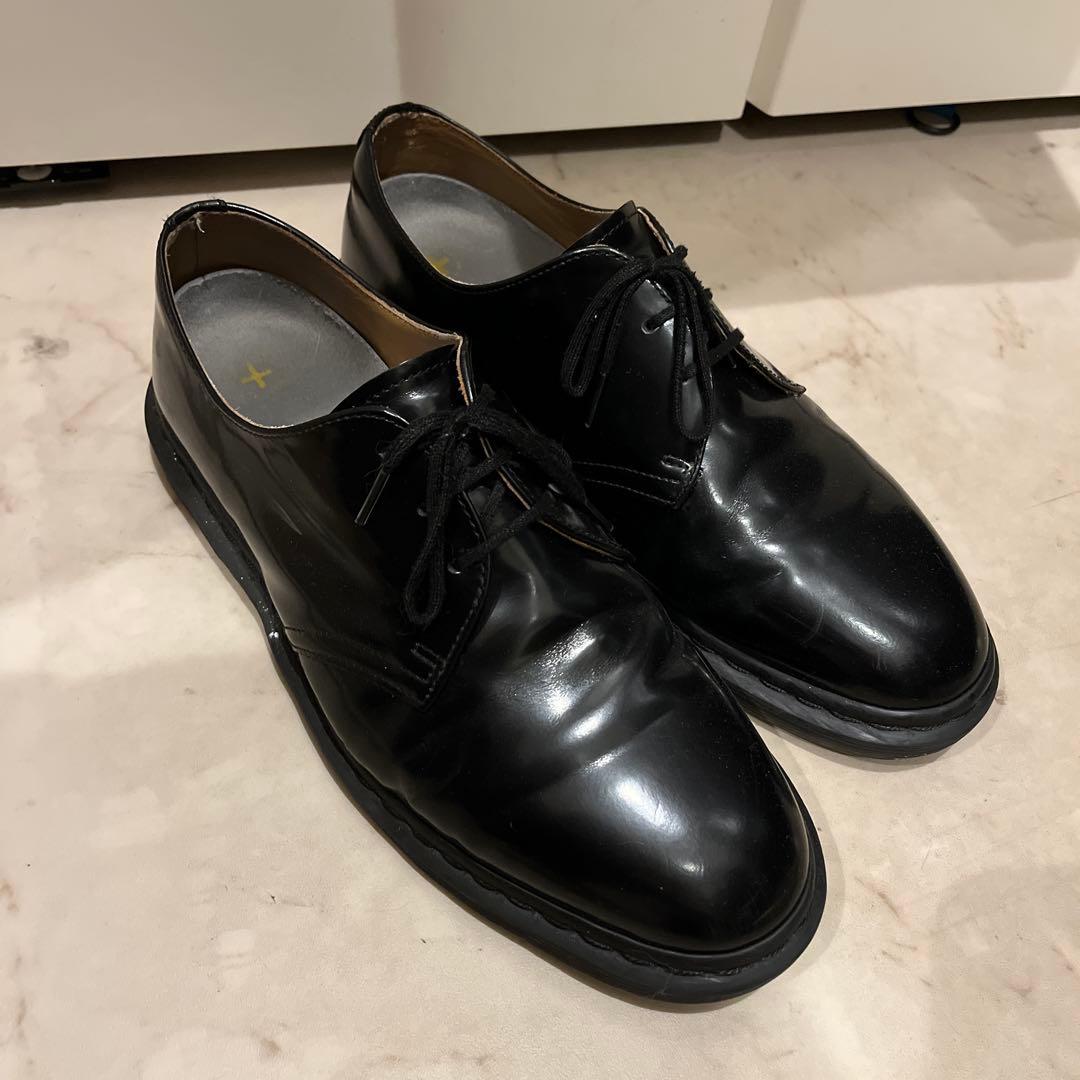 黒レザー レースアップシューズ　ドクターマーチン　AF500 ARCHIE