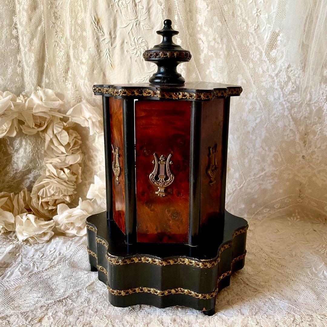 【レア】シガーセラー　葉巻ケース19世紀末フランスアンティーク　ナポレオン三世