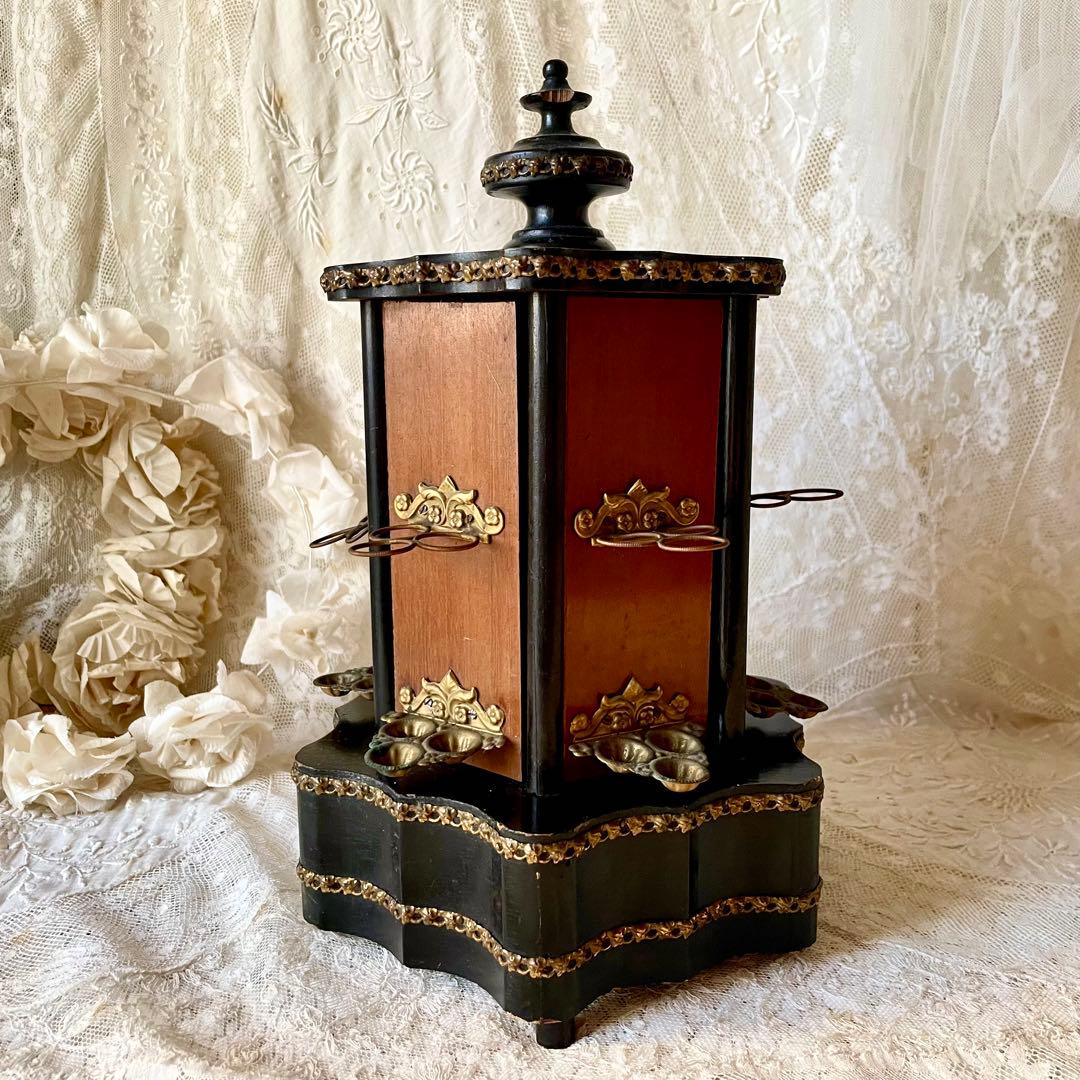 【レア】シガーセラー　葉巻ケース19世紀末フランスアンティーク　ナポレオン三世