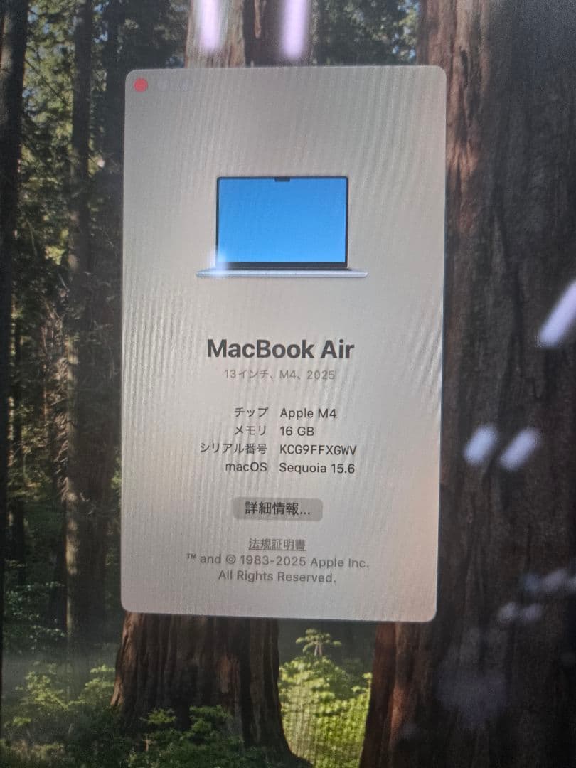新品未使用 ☆Apple MacBook Air 13インチ M4 16GB