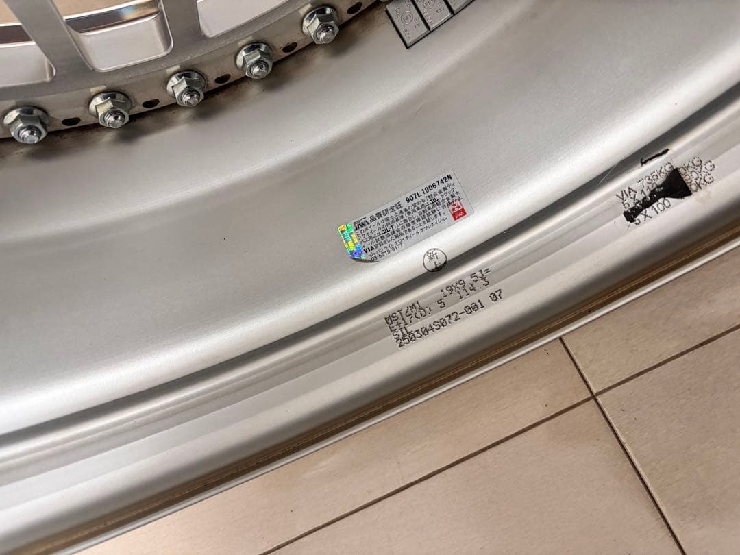 タイヤ・ホイール WORK MISTER M1 19inch