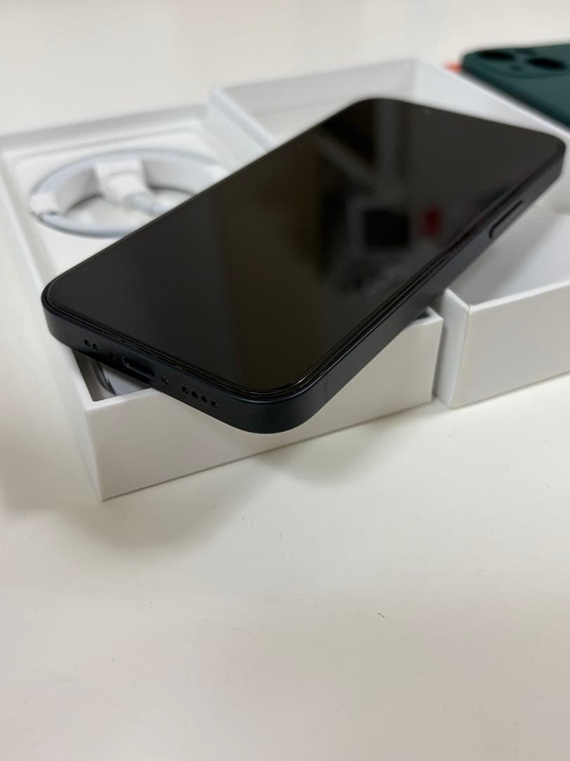 iPhone13mini 128GBミッドナイトブラック 本体 ケース付き