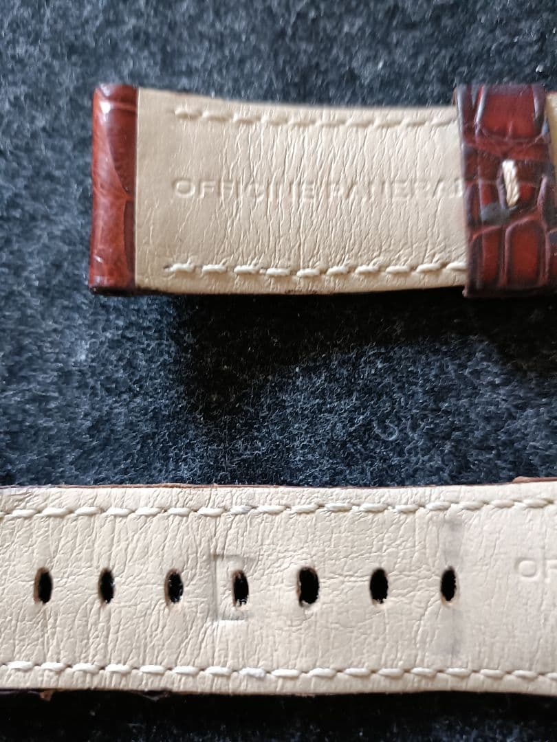 パネライ Dバックル用純正革ベルト PAM00111などに ケース径44mm用