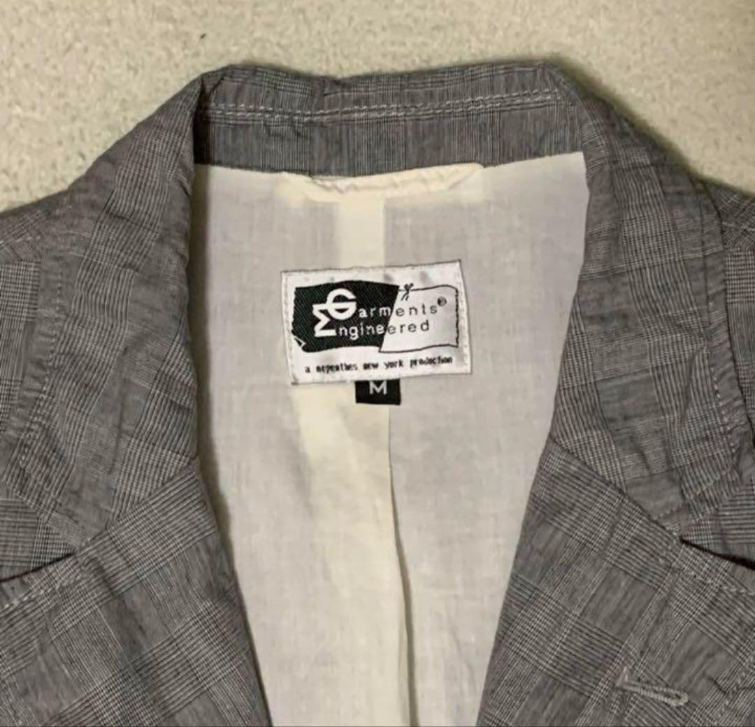 エンジニアード ガーメンツ グレンチェック ジャケットM パンツ34