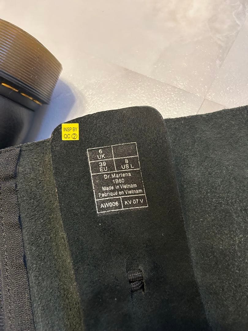 ドクターマーチン 1B60 20ホール UK6
