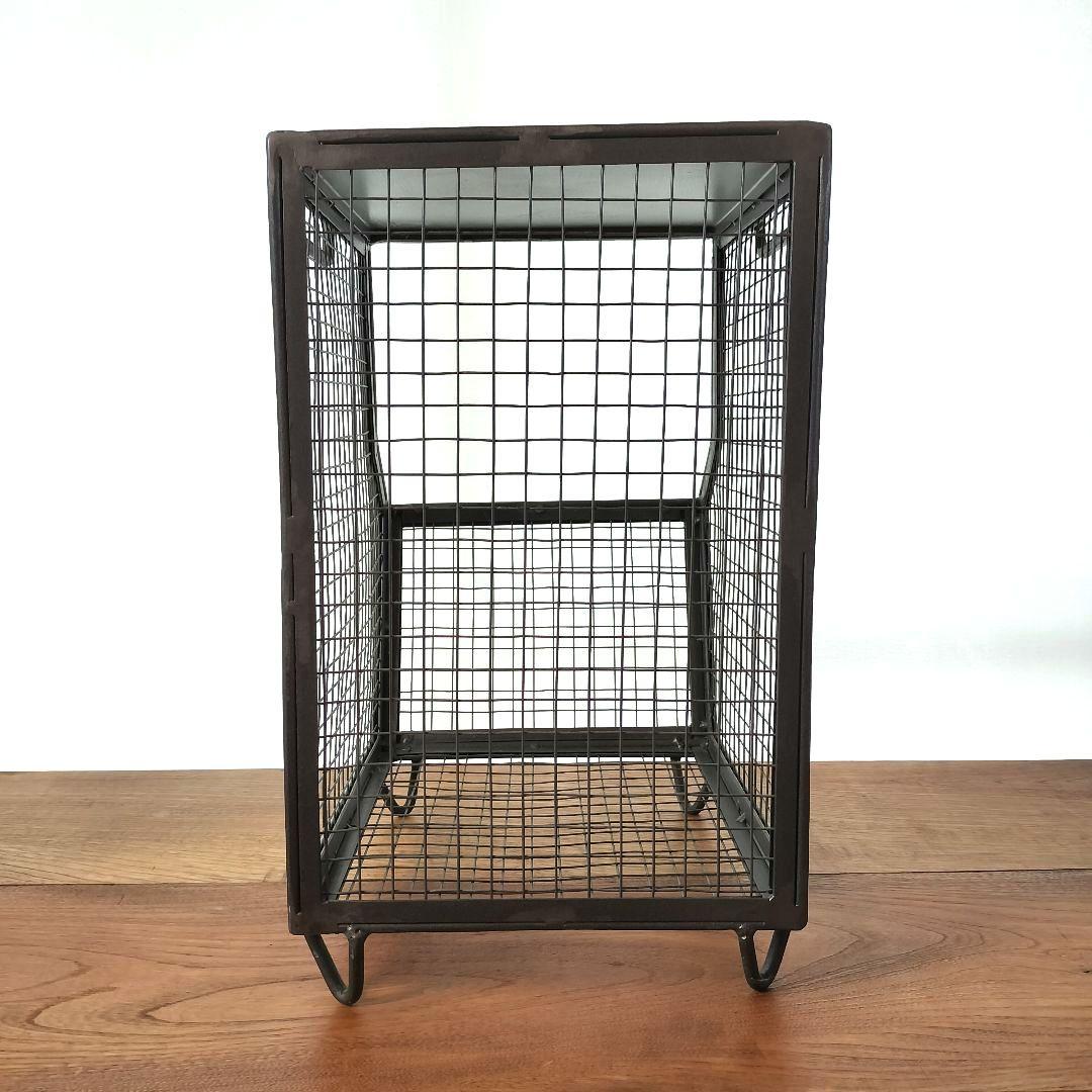 LIFE FURNITURE MESH BOX & TABLE マガジンラック