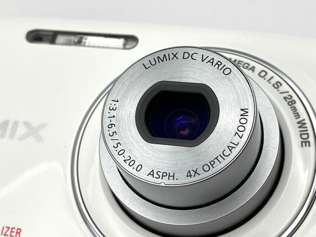 【美品】 LUMIX DMC-S1 ホワイト　コンパクトデジタルカメラ