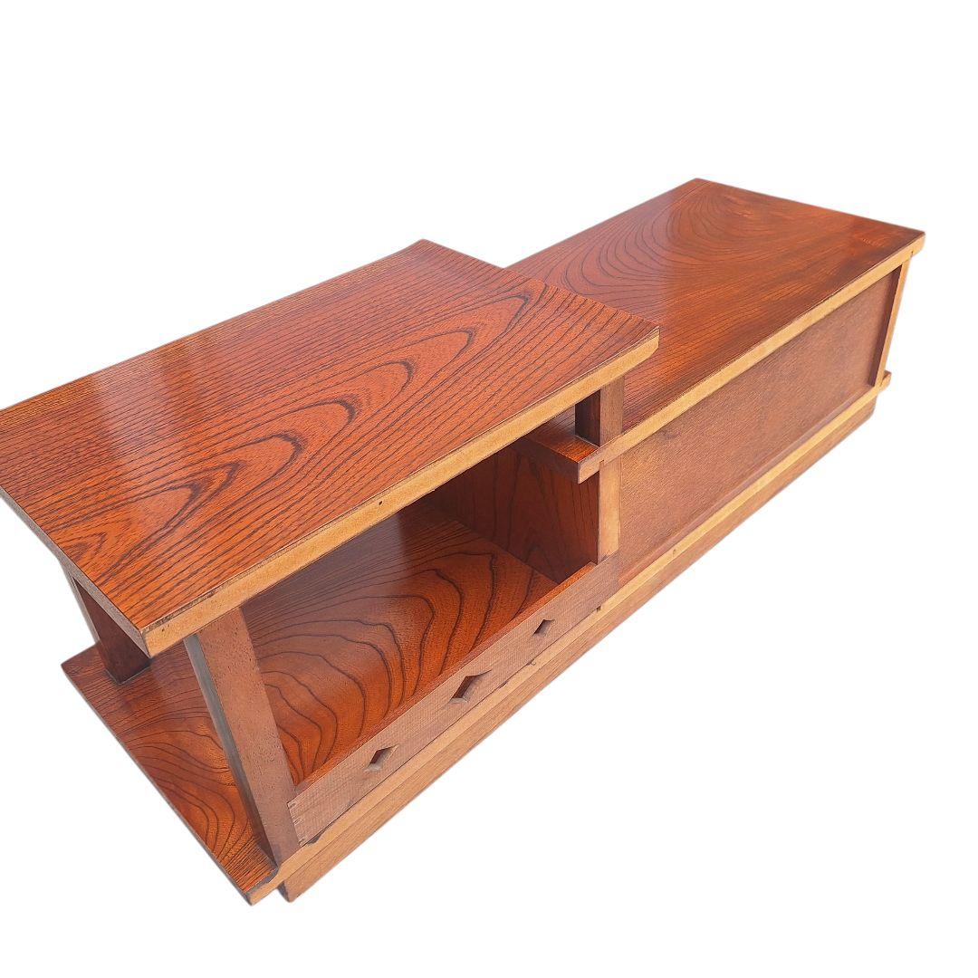 昭和レトロ 床の間飾り棚 テレビ台 和モダン ローボード