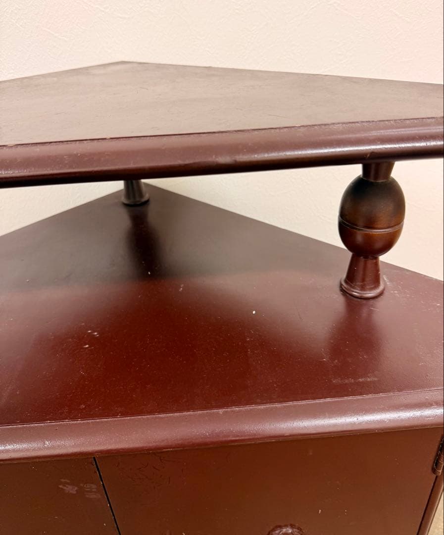 森繁 モリシゲ コーナーチェストキャビネット アンティーク ヴィンテージ レトロ