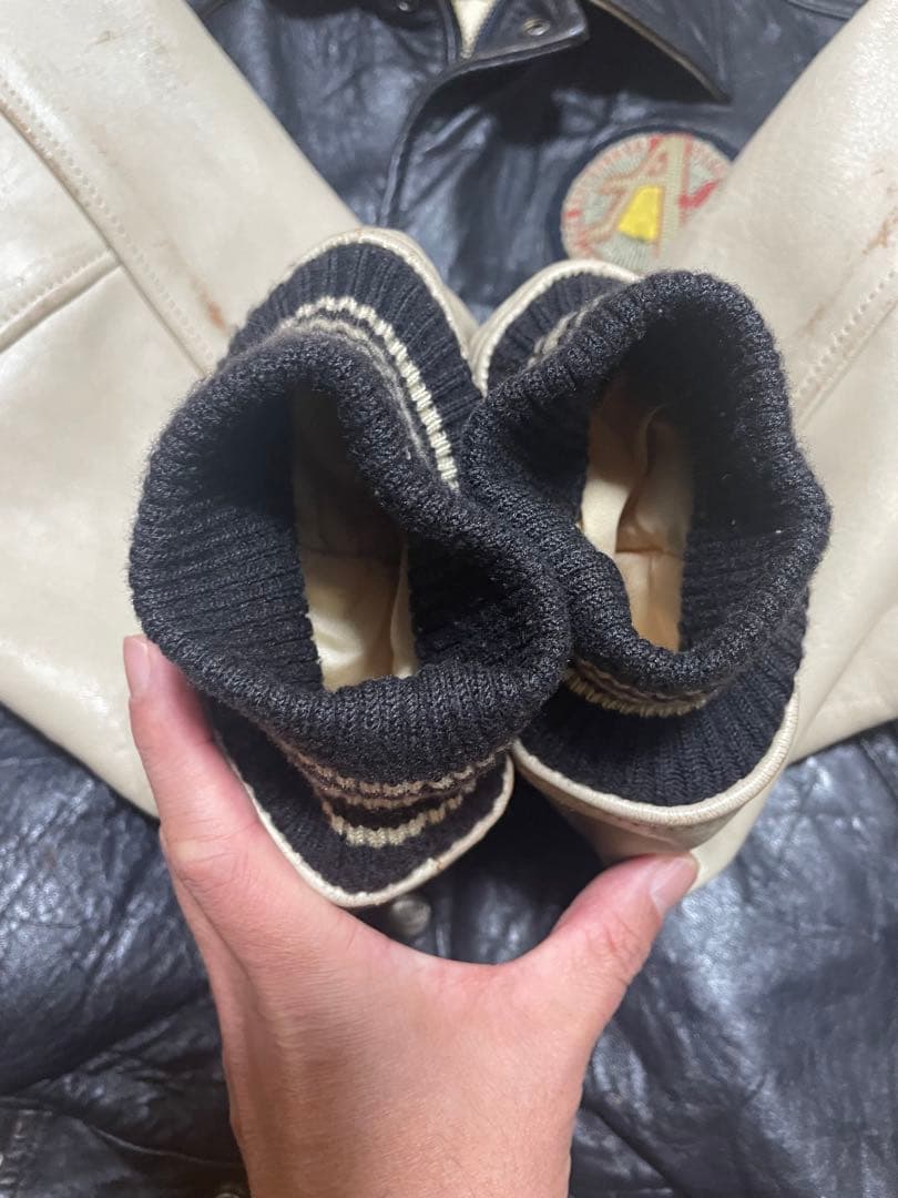 AVIREX レザースタジャン　インディアン