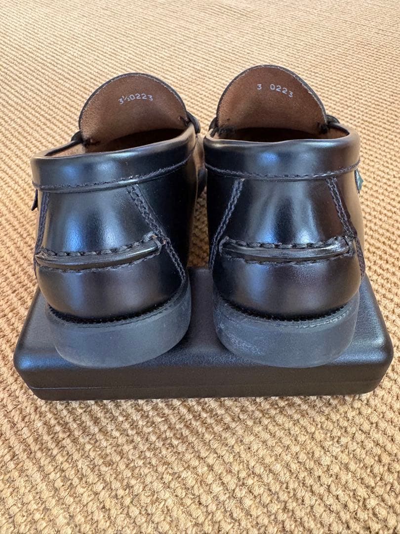 Paraboot ブラックレザー ローファー