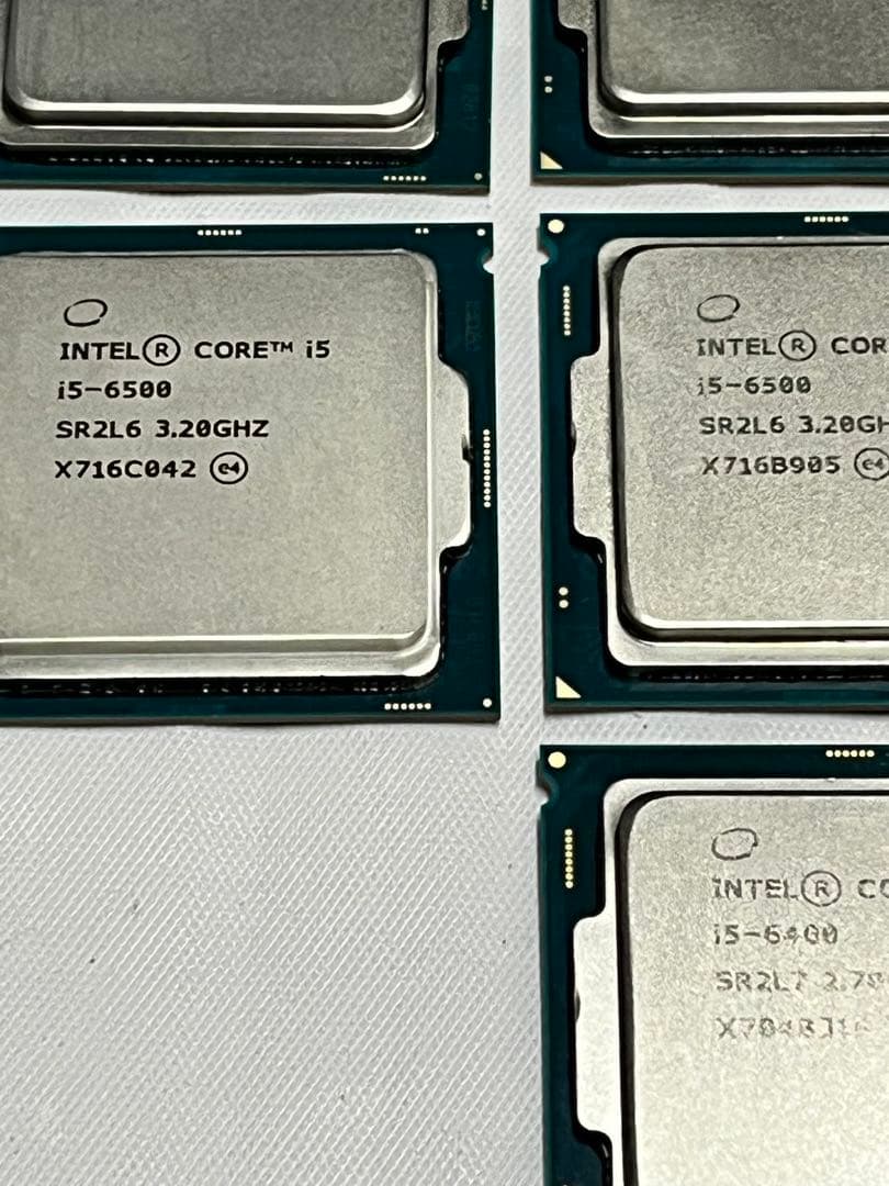 Intel Core i5 6400×1個　6500×10個