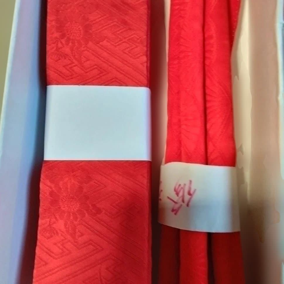 タツエもん様　筥迫セット　赤（紗綾型　ハコセコセットピンク　計10点まとめ