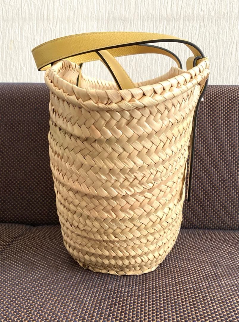 ロエベ　バスケットバッグM ダークイエロー