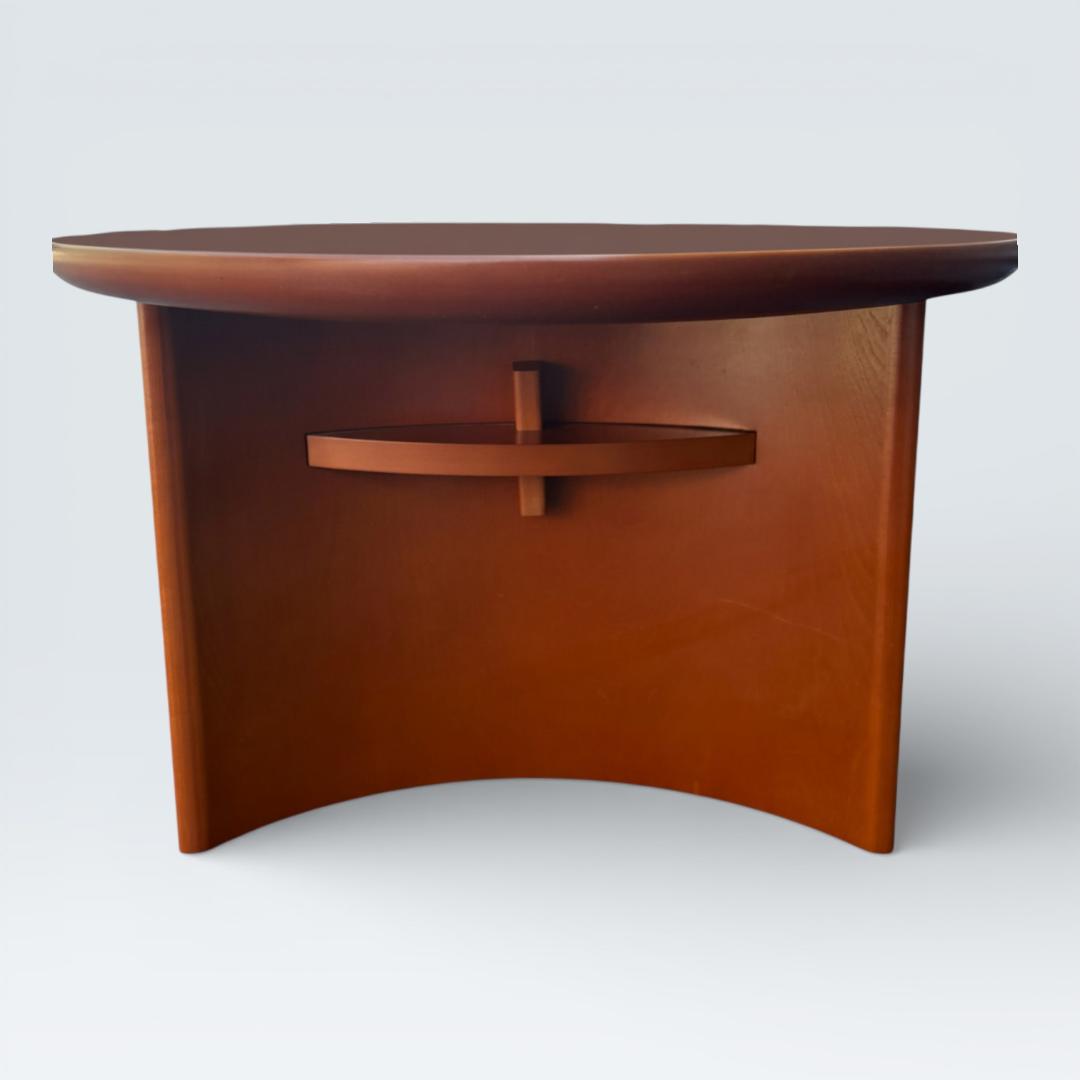 【高級】日本フクラ HUKLA リビングテーブル オーバル 木目 140cm